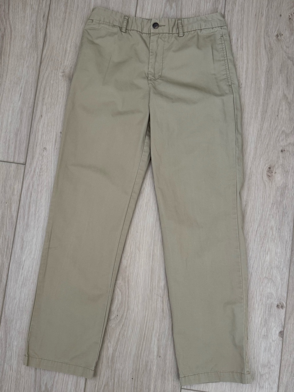 Boys Polo Ralph Lauren size 14 khaki tan flat-front chinos uniform pants EUC